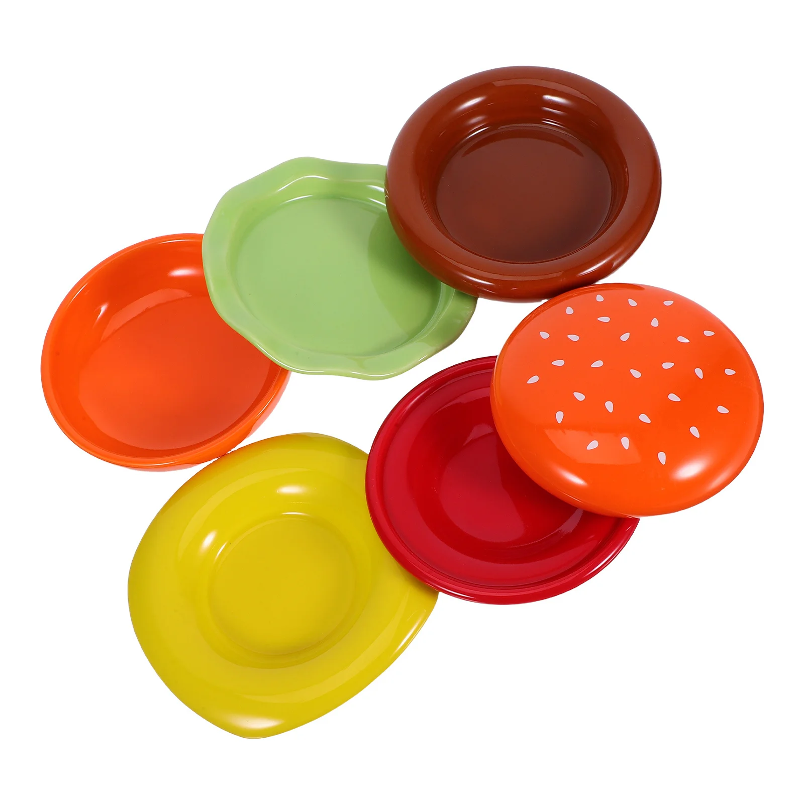 

6Pcs Ceramic Dipping Bowls Elegant Sauce Dish for Soy Vinegar Ketchup Condiment Serving Appetizer Snack Plate Round Seasoning