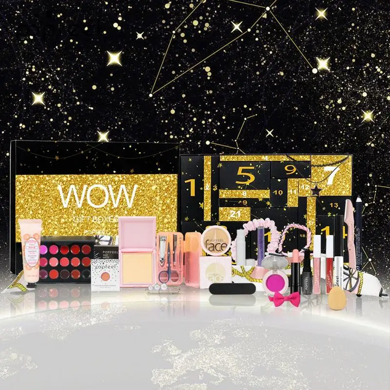 Beauty Advent Calendar Countdown Calendar Makeup Kit Countdown To Christmas 24 Days Make Up Calendar Beauty Countdown Set For