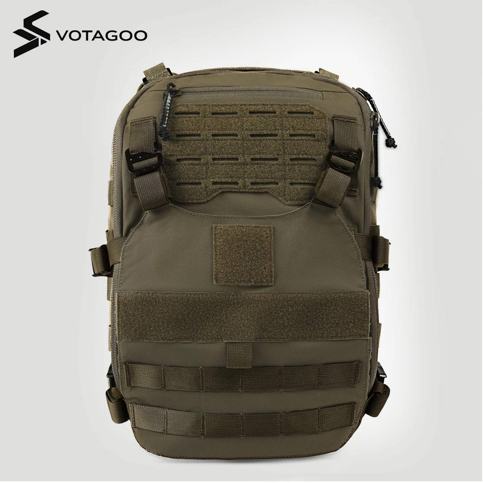 Urban Backpack Tactical - VOTAGOO 戦術アサルトパック モジュール式装備 モールシステム対応バックパック。アウトドア、狩猟、エアソフト、軍用装備に最適。