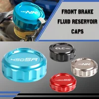 CF450NK para CFMOTO CF MOTO 450NK 450 NK 450 NK450 2023 2024 accesorios de motocicleta tapas de depósito de líquido de frenos delantero protector de cubierta