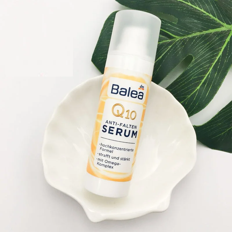 Balea Q10 Anti Wrinkle Face Neck Care Serum Omega Complex Tighten Strengthen Skin Resistance Elasticity Moisturizing Energy