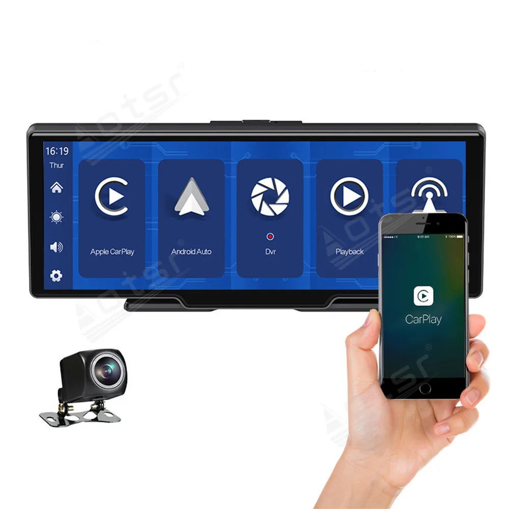10.26-Inch For universal car utilize Smart screen Carplay navigation hicar Bluetooth Android Auto center console dashcam