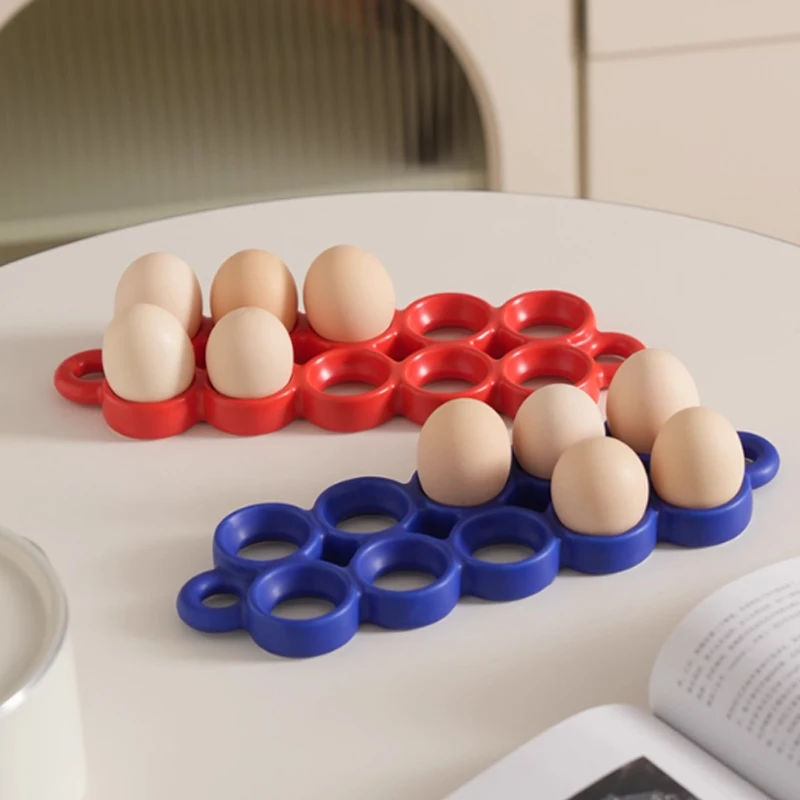 

Керамический круглый поднос для яиц 10, креативная домашняя стойка для хранения яиц, кухонное украшение, поднос для хранения, украшение кухонной столешницы