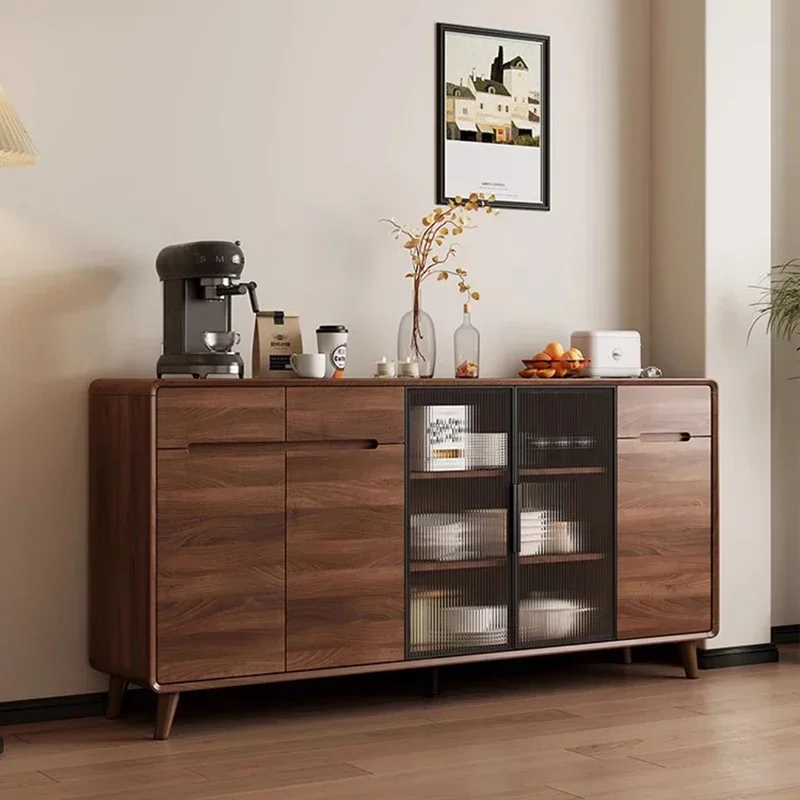 

Японский шкаф-буфет из цельного дерева, современный простой шкаф для хранения вещей, витрина для гостиной, кухонная мебель Muebles De Cocina FYSC