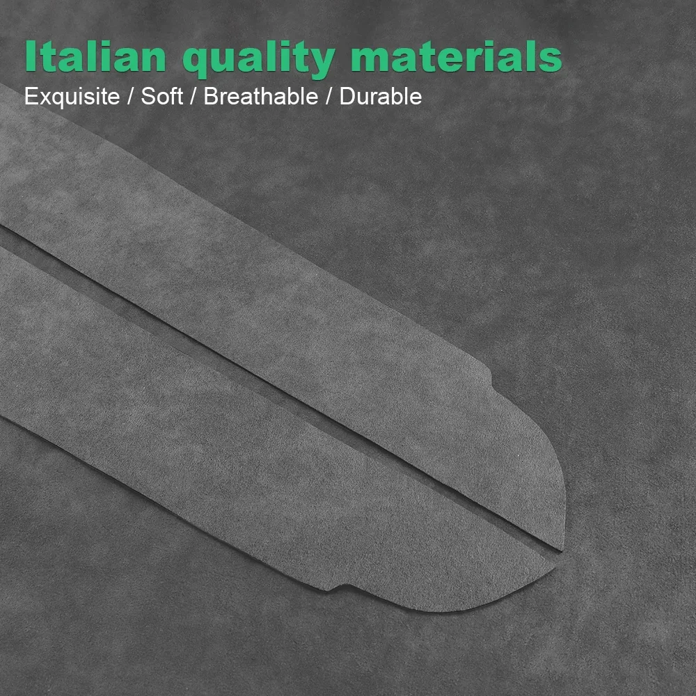 Italian Top Suede Center Console Side Strip Trim Sticker for Tesla Model Y Juniper 2025 2026 2027-Up Model 3 Highland 2024 Car