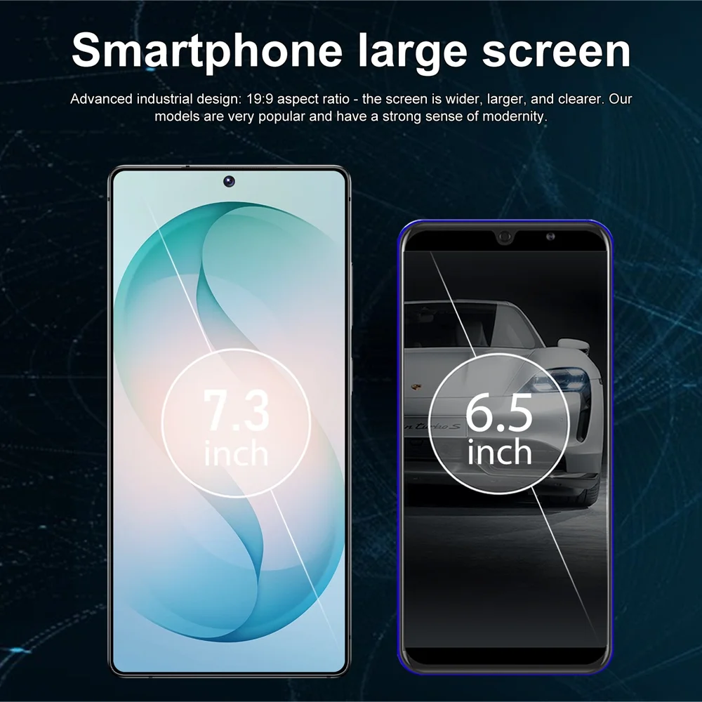 K-Touch Mobile Phones C26 Ultra Smartphone Android 15 Cell Phone 7.3 Inch 16+48MP 22GB+2TB 7800mAh 5G Dual SIM Face Unlocked Cellphones For Men Women Gifts