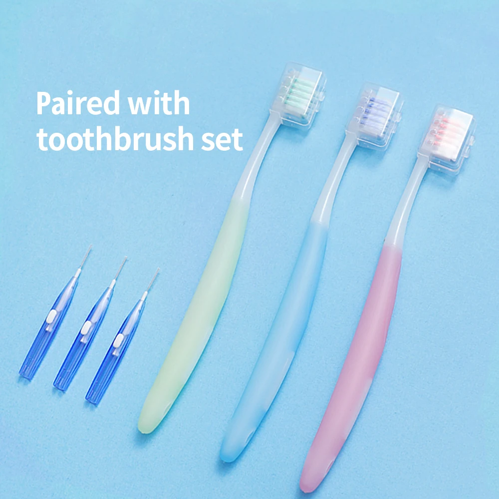 1Pcs Adults Orthodontic Toothbrush Soft Bristle Toothbrushes Interdental Brush Brace Dental Soft Cleaning Tooth Brush Clean Tool