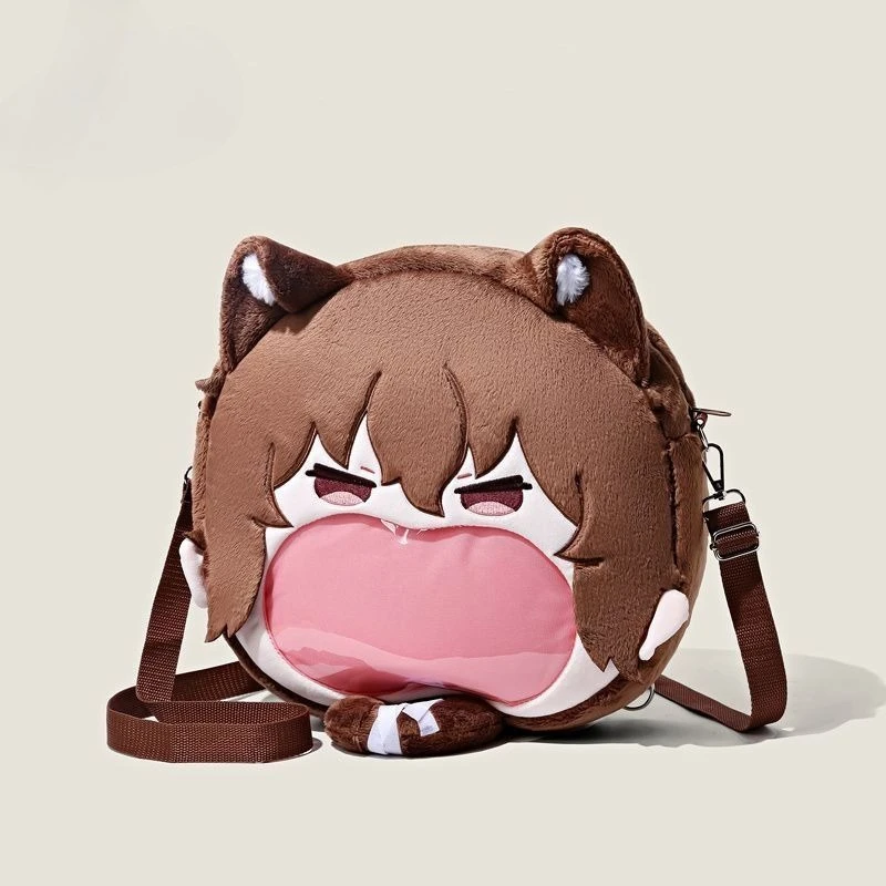 حقيبة ظهر جديدة من Bungo Stray Dogs dazai osamu كرتونية إبداعية لطيفة ورسوم متحركة شخصية محيطة على حقيبة مدرسية kawaii هدية العيد