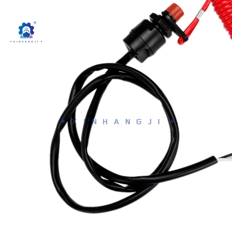 Emergency Safety Stop Switch With Lanyard 66T-82575-01 For Yamaha Outboard 66T-82575-01