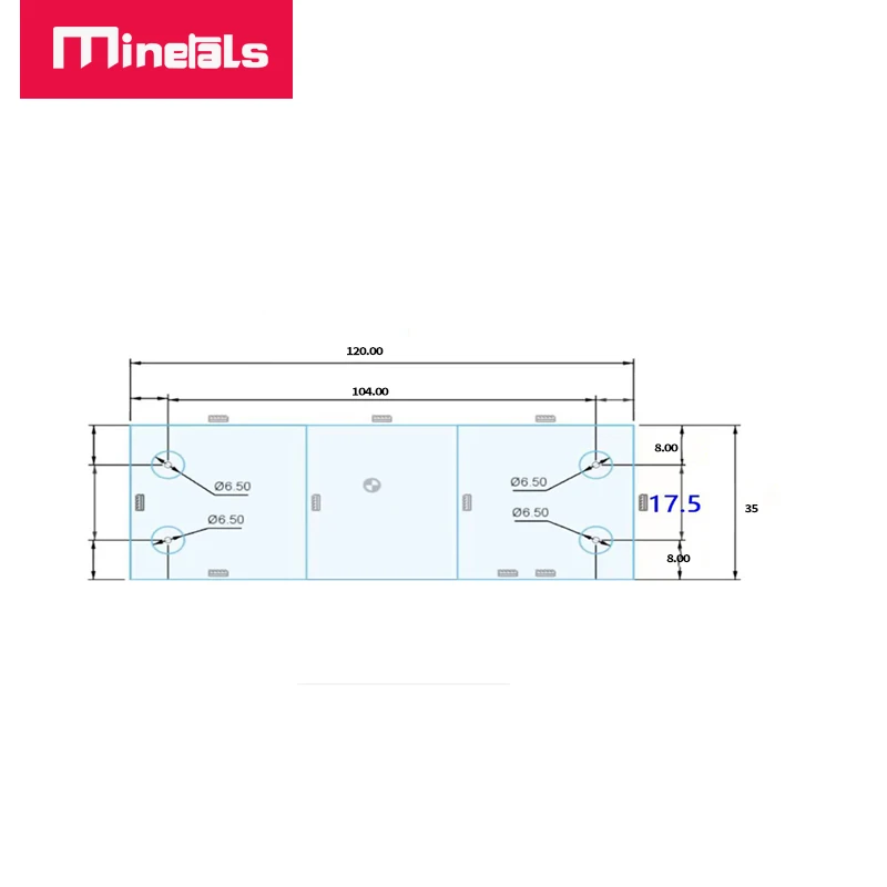 M6 Flexible Busbar 200A 300A 400A Double-hole Plated Copper Braided Strap Bus bar  75mm2 Battery Connector Band For EVE Cells