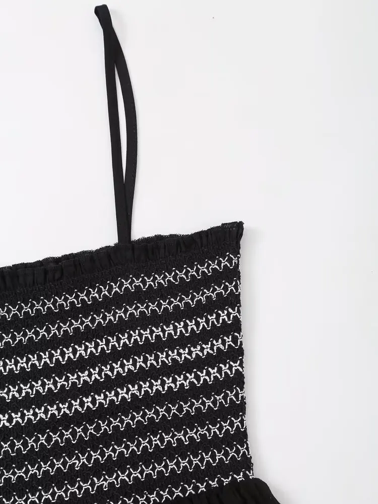 ฤดูร้อนใหม่เสื้อผ้าสตรียุโรปและอเมริกาสไตล์แฟชั่นปักชุดยาวแขวน