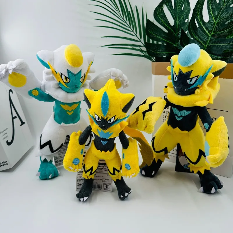 

Плюшевые блестящие игрушки Pokemon Zeraora, мягкие игрушки Peluche, милая коллекция Zeraora, украшения, куклы для мальчиков, Рождественский подарок