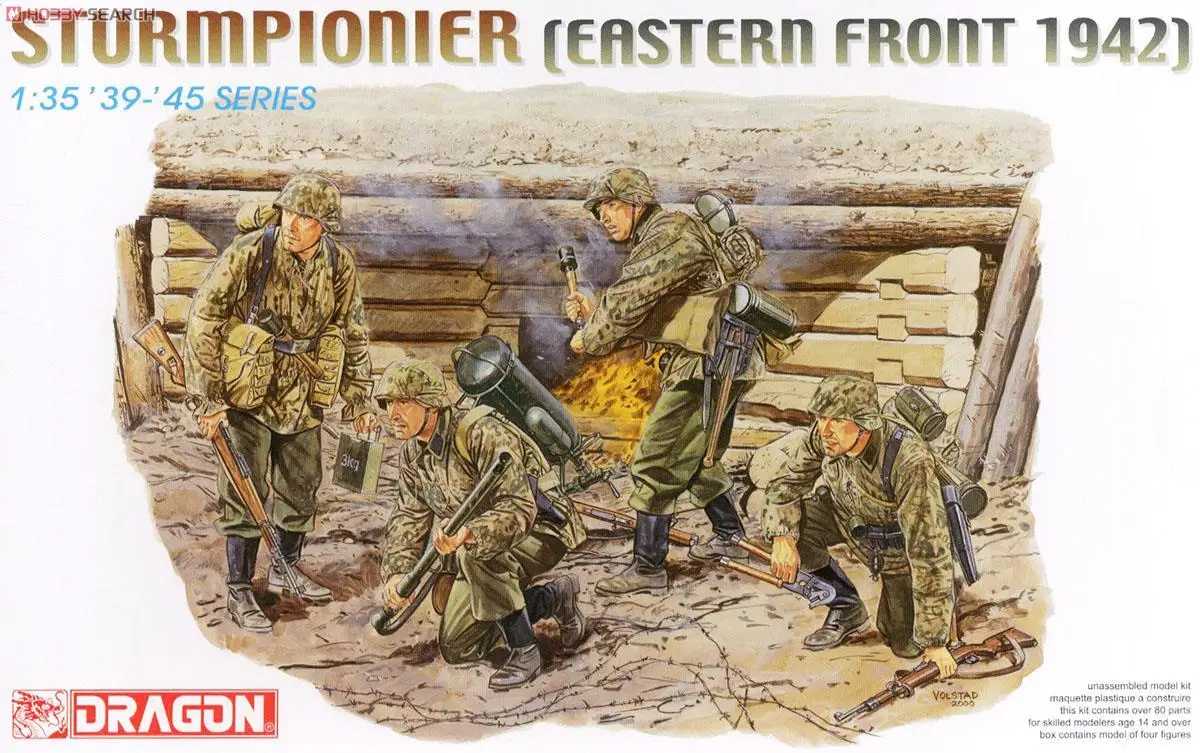 DRAGON 1/35 6146 SS Sturmpioner Eastern Front 1942 Plastic Model