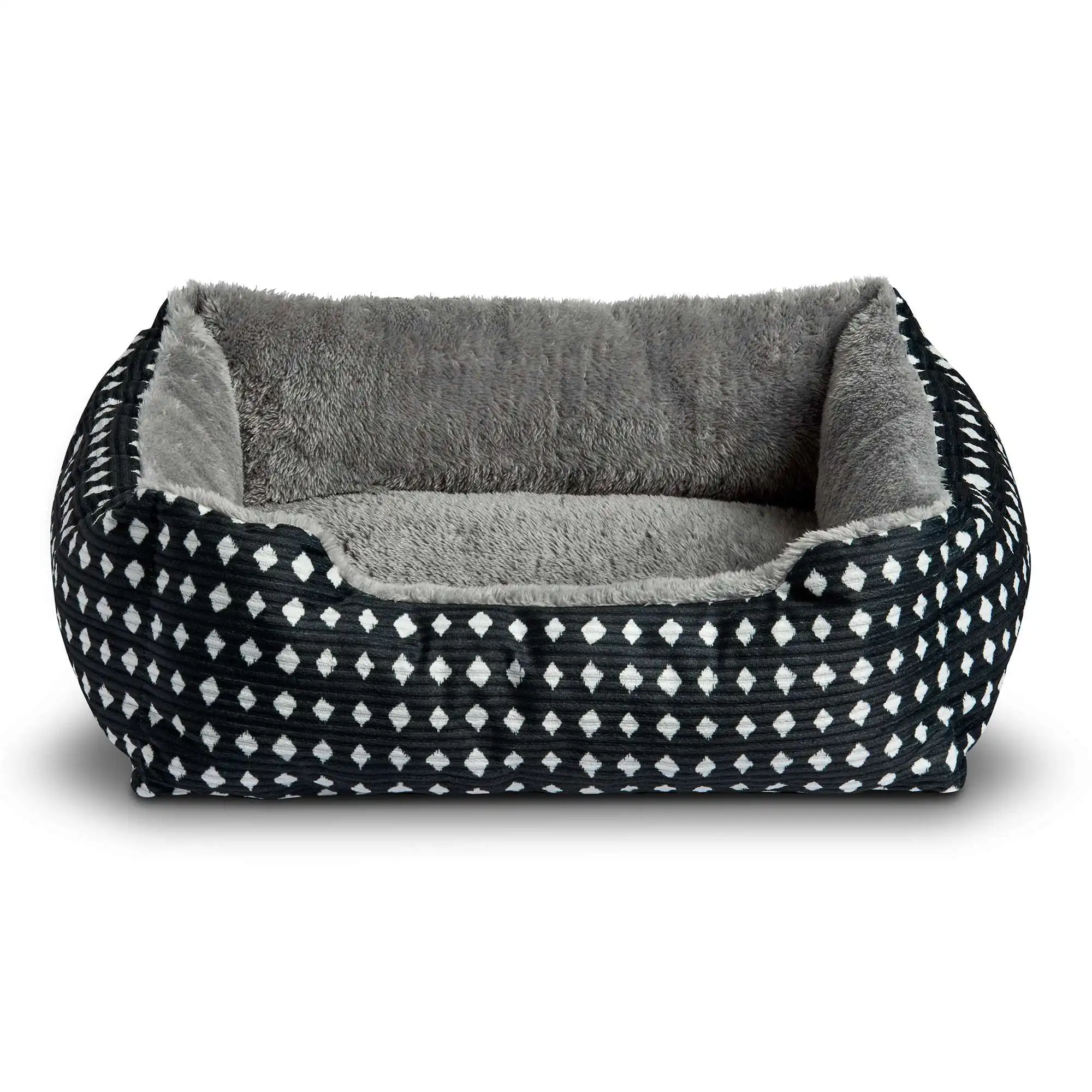 Cuddler Small Dog or Cat Bed, Black 19