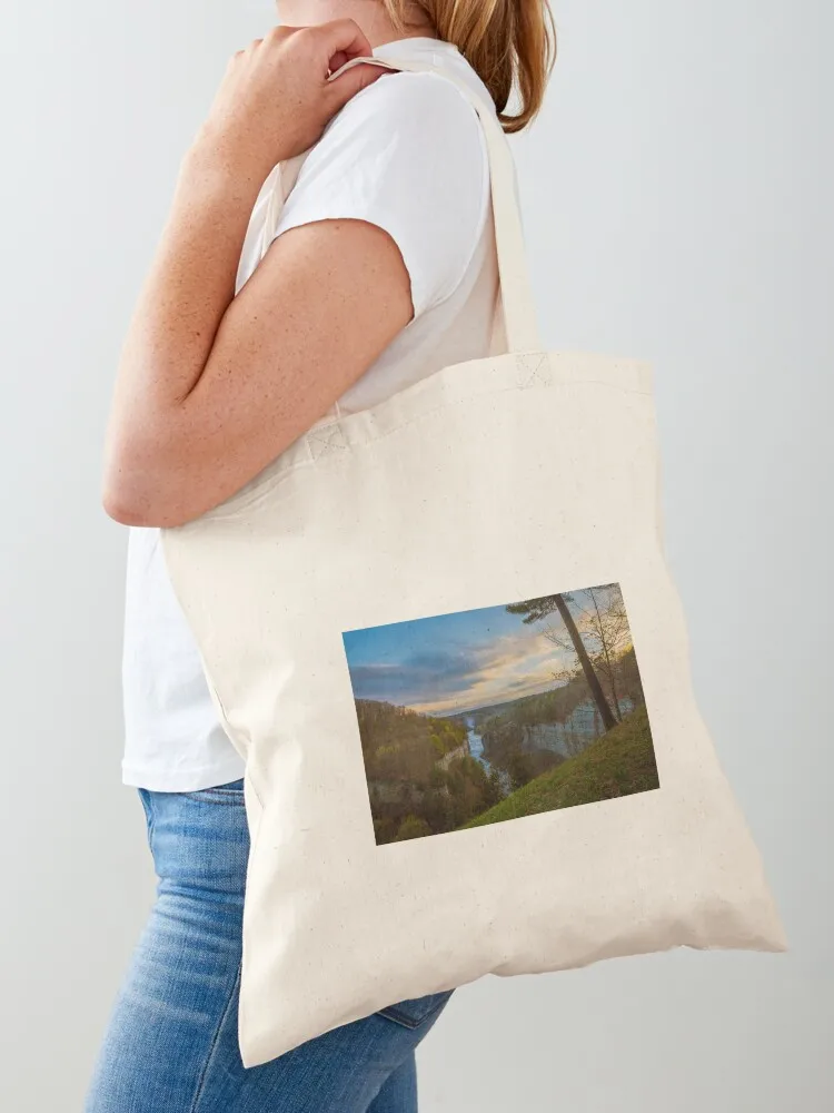

Inspiration Point in Letchworth State Park Tote Bag shopping bag tote bag female luxury women