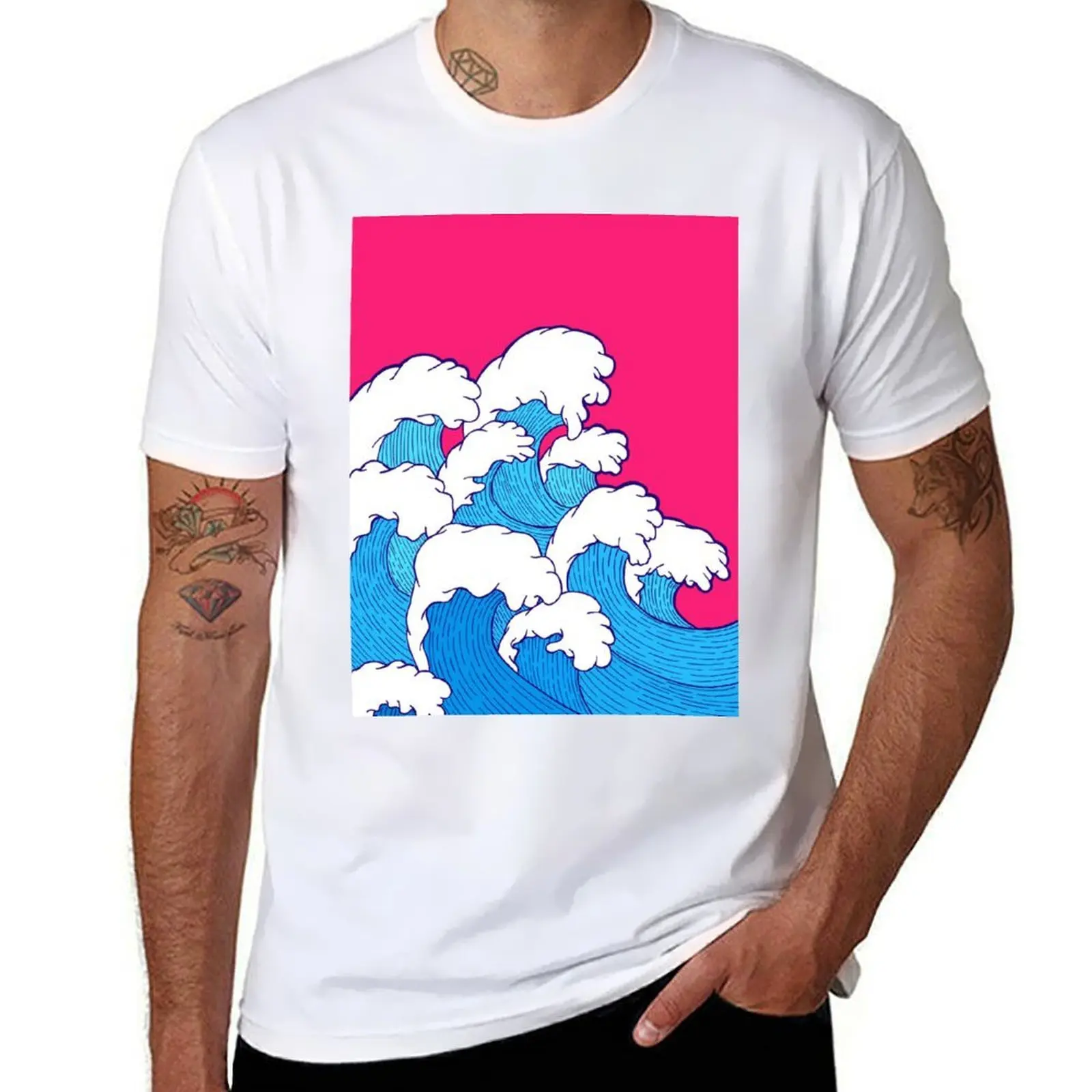 As the waves roll in T-Shirt High Quality Durable T-Shirt