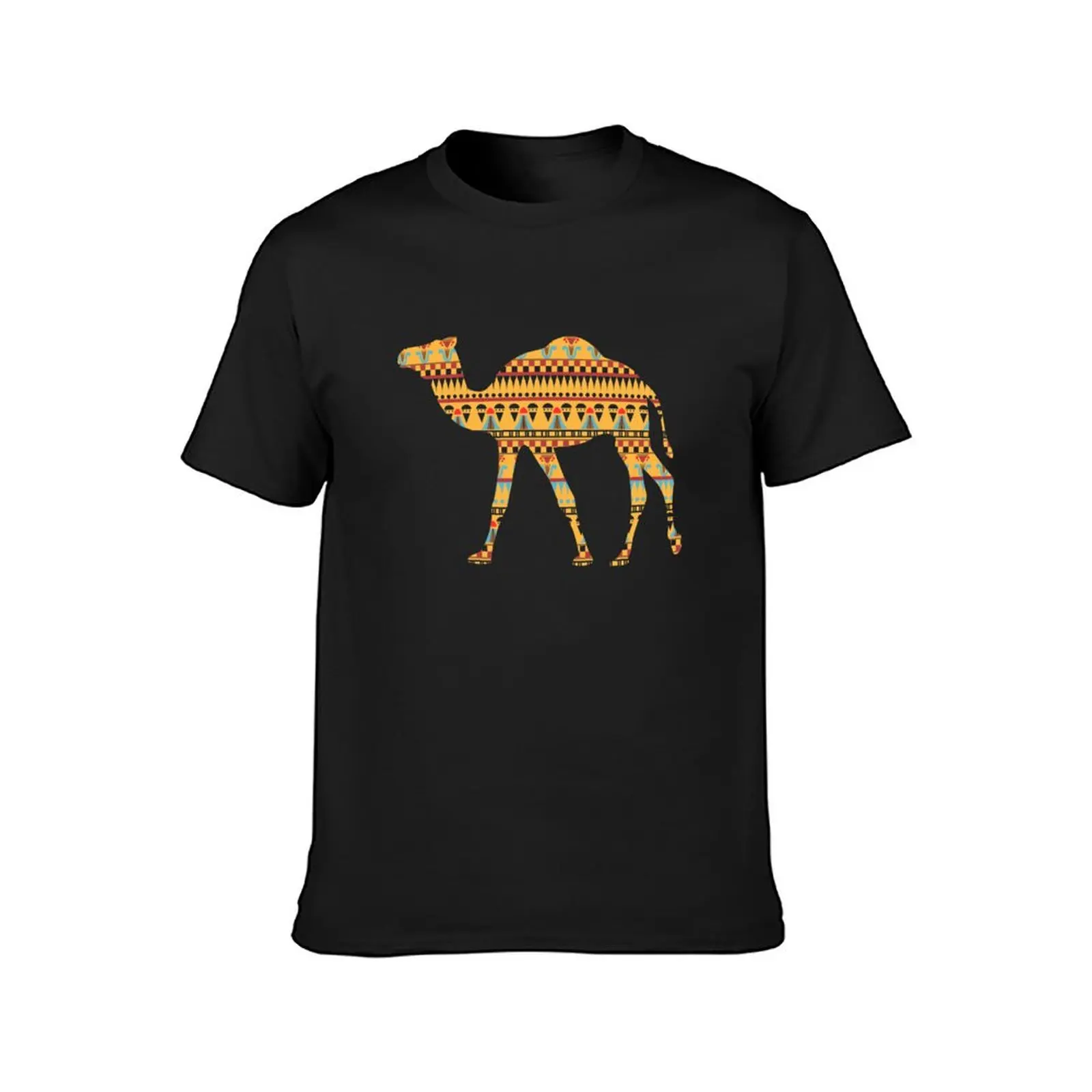 Camel Pattern T-Shirt boys animal print customizeds mens plain t shirts