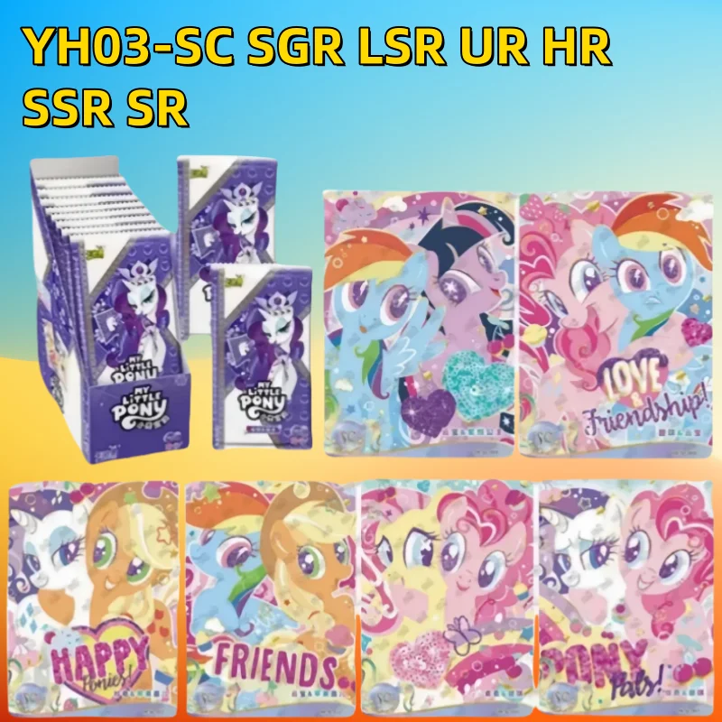 

My Little Pony Cards YH-03 Series SC SGR LSR Collection Rare Cards Children's Toys Birthday Gift