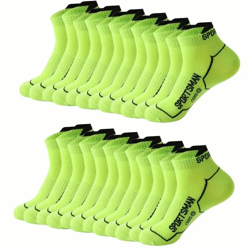10/12 Pairs Hochwertige Gestrickte Anti Geruch Männer Sport Socken Sommer Schweiß Absorbieren Mesh Atmungsaktive Paar Laufen Casual Socken – Detail 16