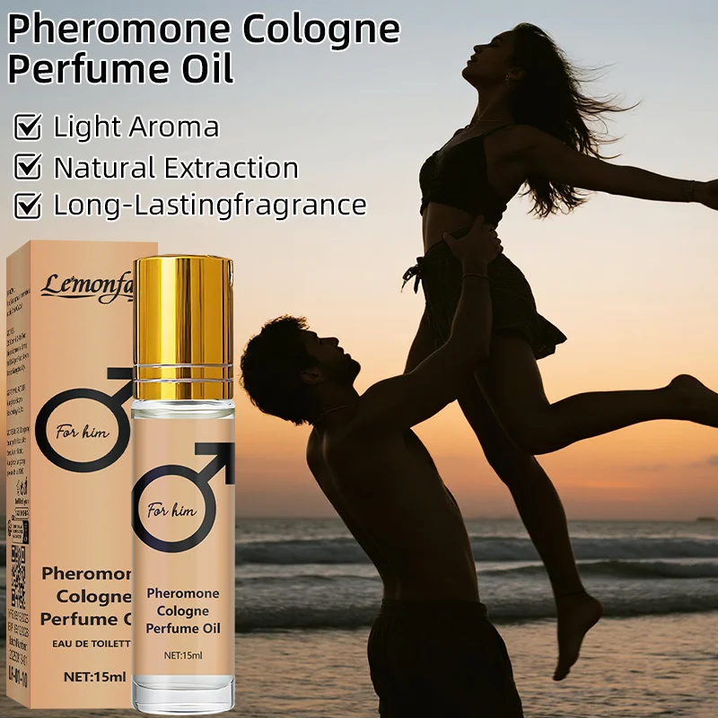 Lemonfay Pheromone Cologne Oil for Men, Long Lasting