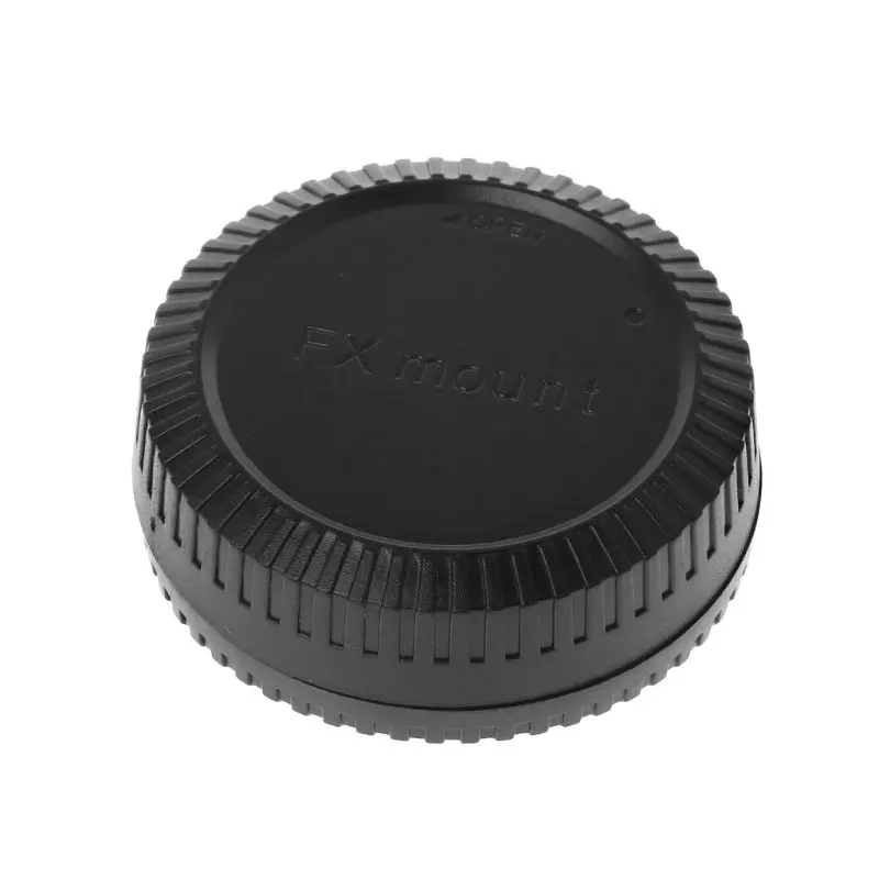 Coperchio corpo obiettivo posteriore Coperchio fotocamera Anti-polvere per protezione Plastica nera per parti di ricambio Fuji X