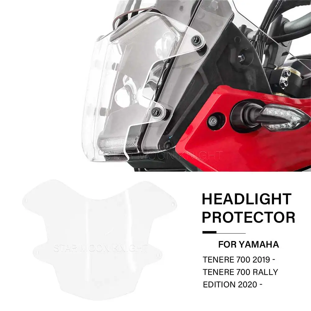 

Head Light Protection FOR YAMAHA Tenere 700 2019 - Tenere 700 Rally Edition XT 700 Z Hold 700 Acrylic Headlight Lighthouse Guard