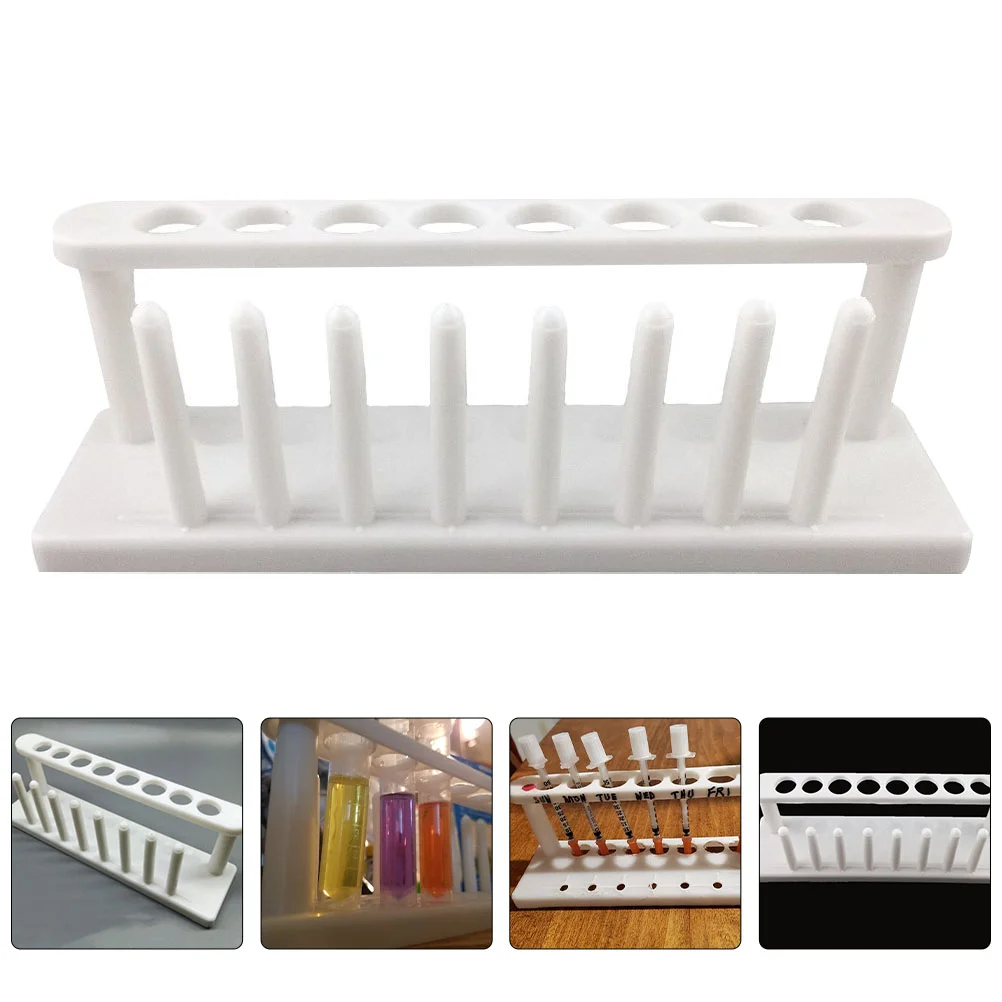 Test Tube Rack Plastic Storage Holder Laboratory Shelf Pipe for Tubes Stand Labs