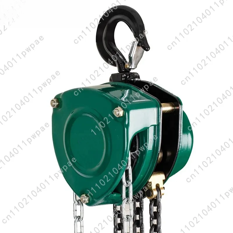hand hoist heavy duty hand hoist crane 2 metric tons manual lifting handling chain sling traction tool
