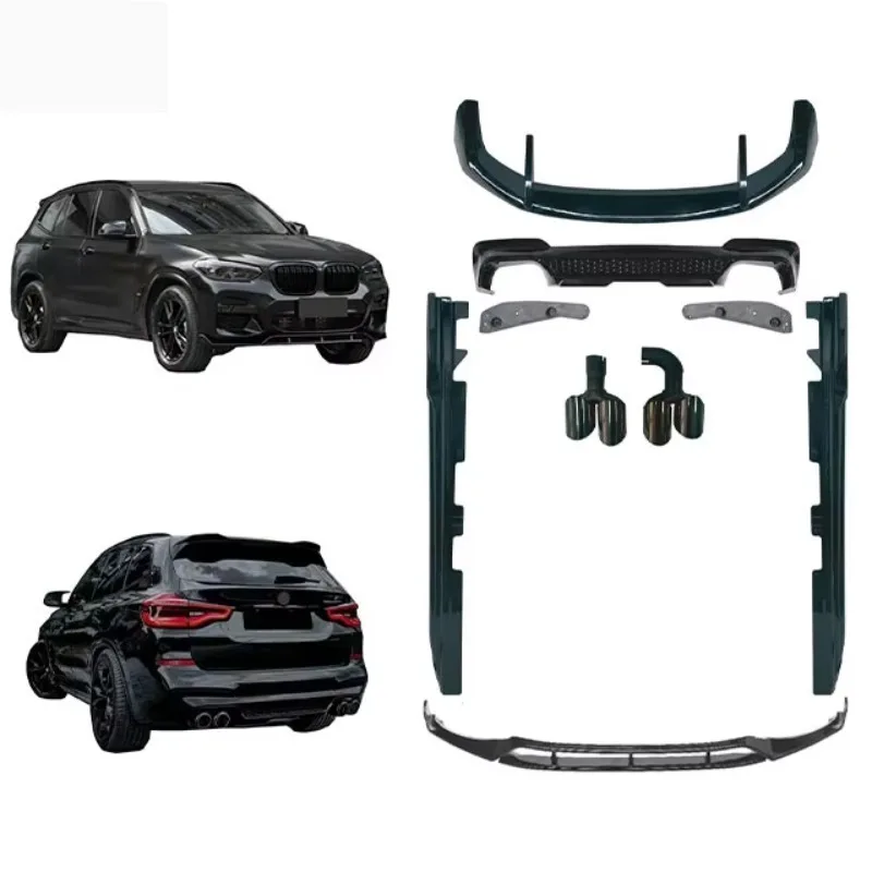 Manufacturing Source for   G01 X3 18-22 Black Knight Kit Full Body Front Rear Bumper Grille Fender New Condition Included