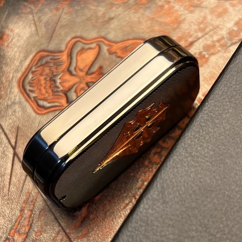 サタンキング EDC フィジェットメカニカルプッシュカードステンレス鋼