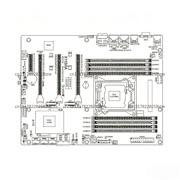 X11SRA-F Single-channel Server Motherboard LGA2066 Pin C422 Workstation W2100 Supports M.2