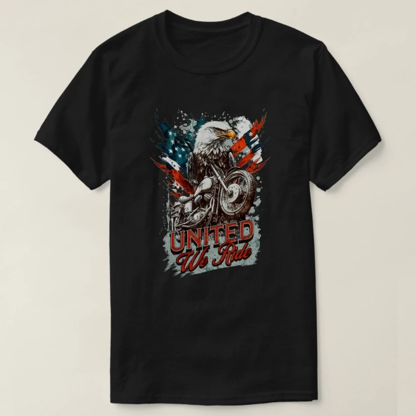 

Patriotic Old Biker USA Flag Vintage American Motorcycle T-Shirt 100% Cotton O-Neck Short Sleeve Summer Casual Mens T-shirt