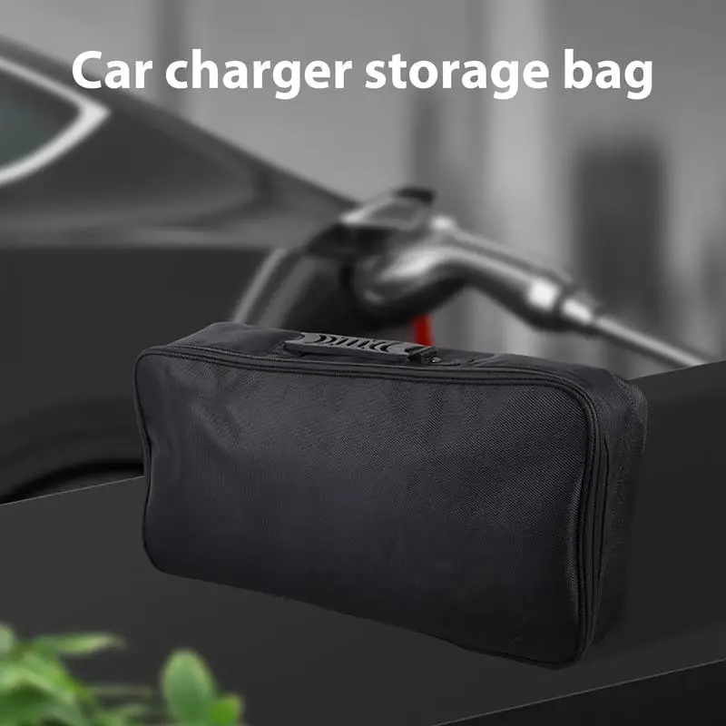 Ev Charger Carry Case Jumper Organizer Cable Case Tool Cable Storage Organizing Bag For Cords Hoses Electric Car Charger