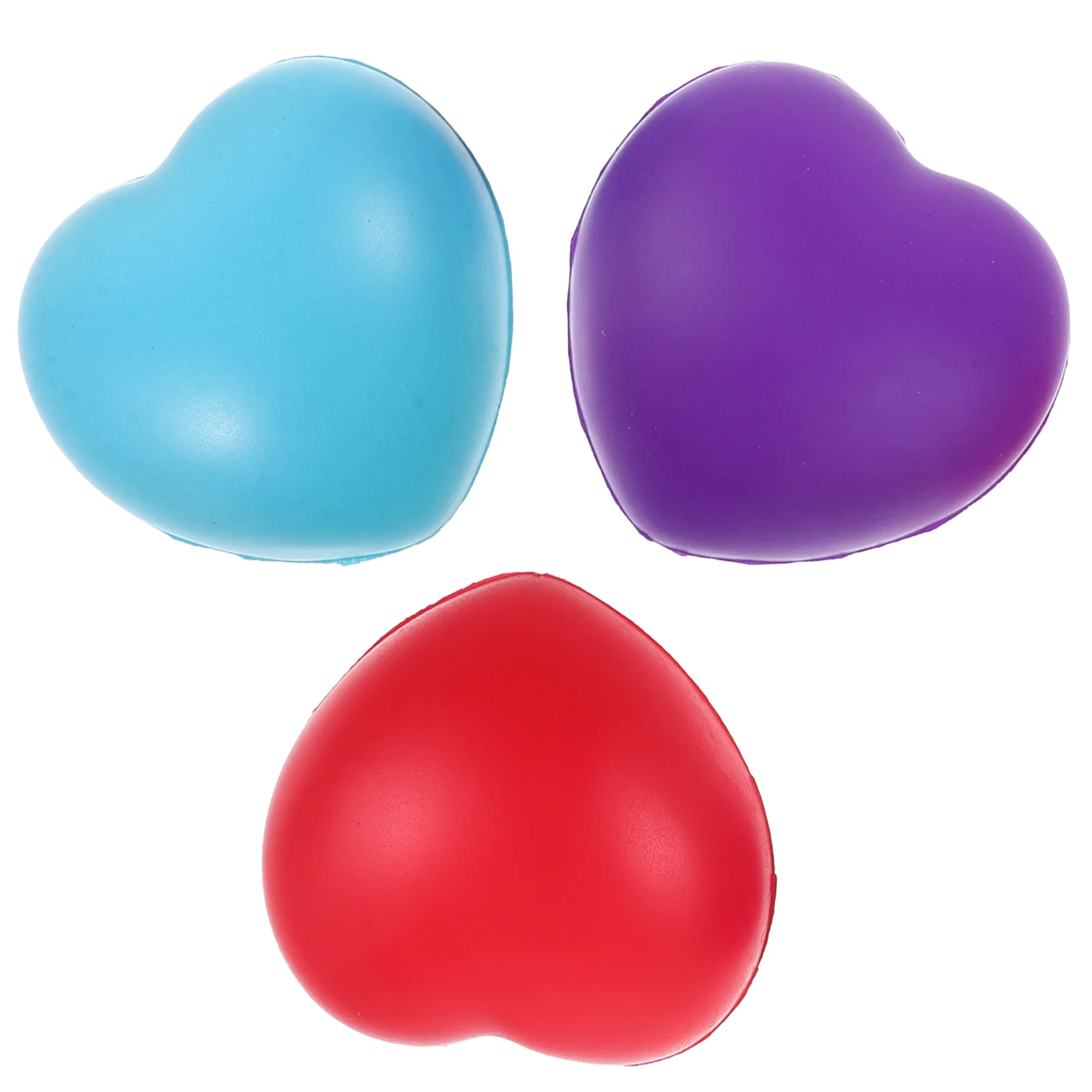 3 шт., мяч для упражнений для рук в форме сердца, портативный мяч для снятия стресса, тренировочная терапия для пальцев, усилитель для рук