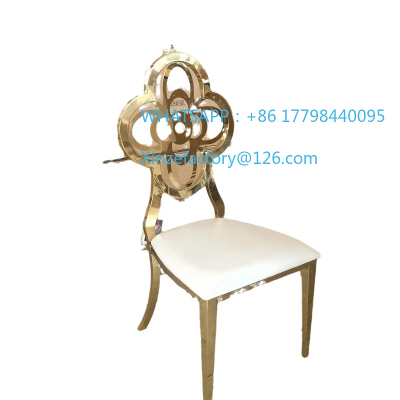 Silla personalizable del restaurante del banquete de boda del hotel del acero inoxidable