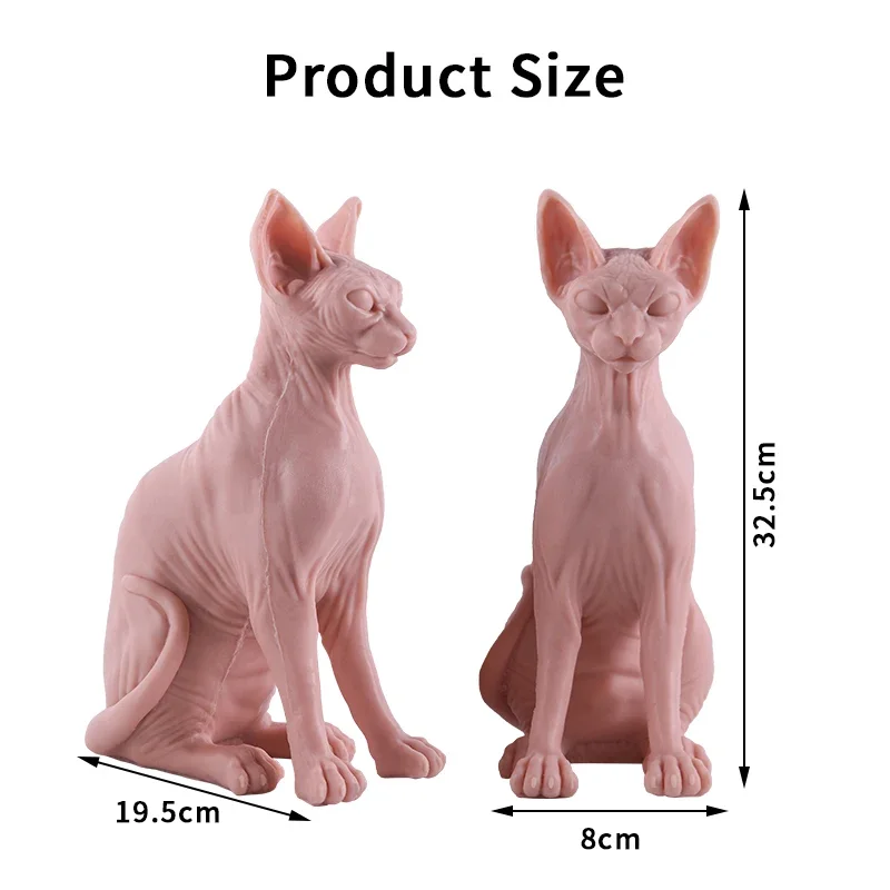 Silicone Cat Tattoo Practice Skin for Tattoo Artist Permanent Makeup Rubber Cat Tattoo Training Model Professional Simulate Skin