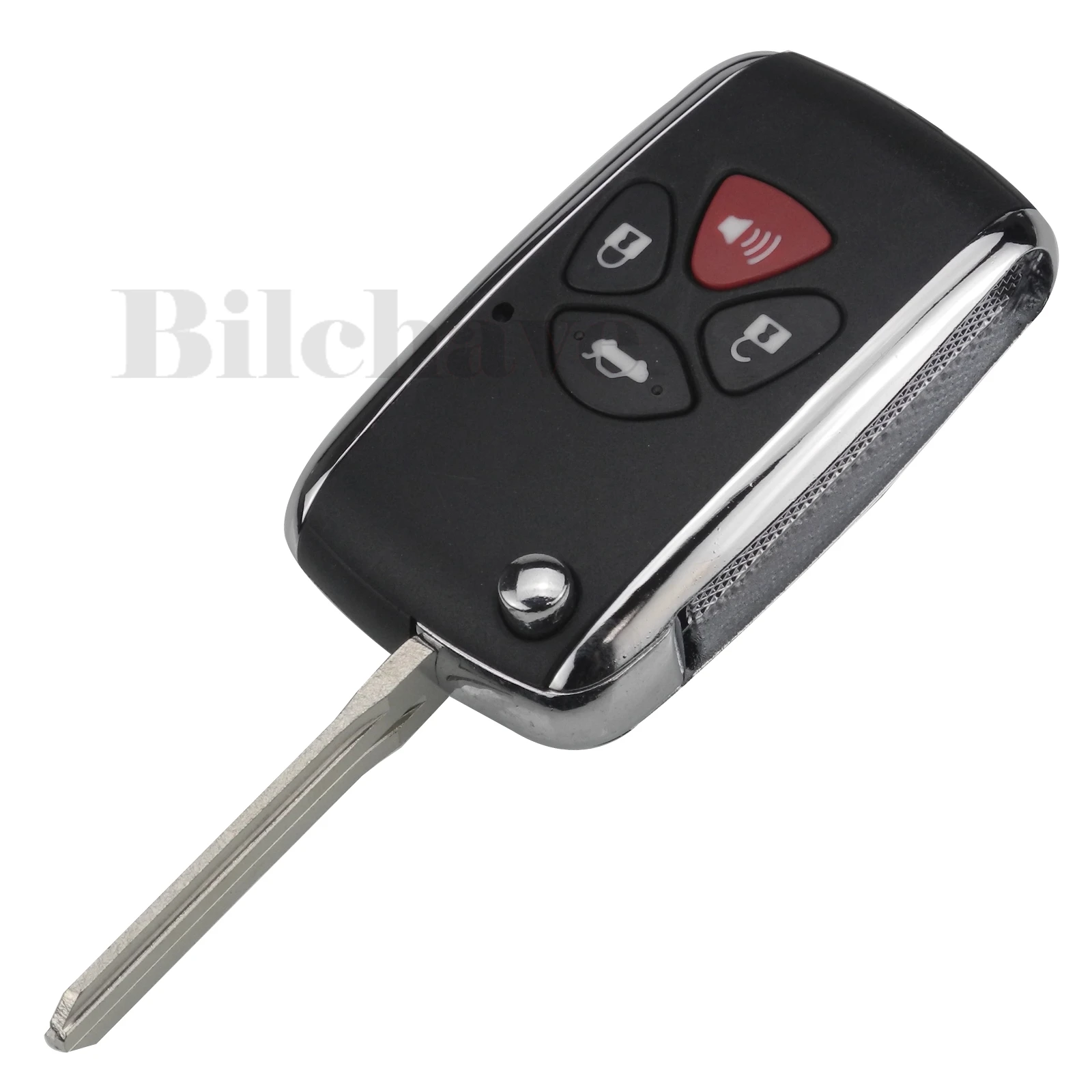 jingyuqin 2/3/4 Buttons For Toyota Avlon Crown Corolla Camry RAV4 Reiz Yaris Prado Fob Modified Flip Remote Car Key Shell