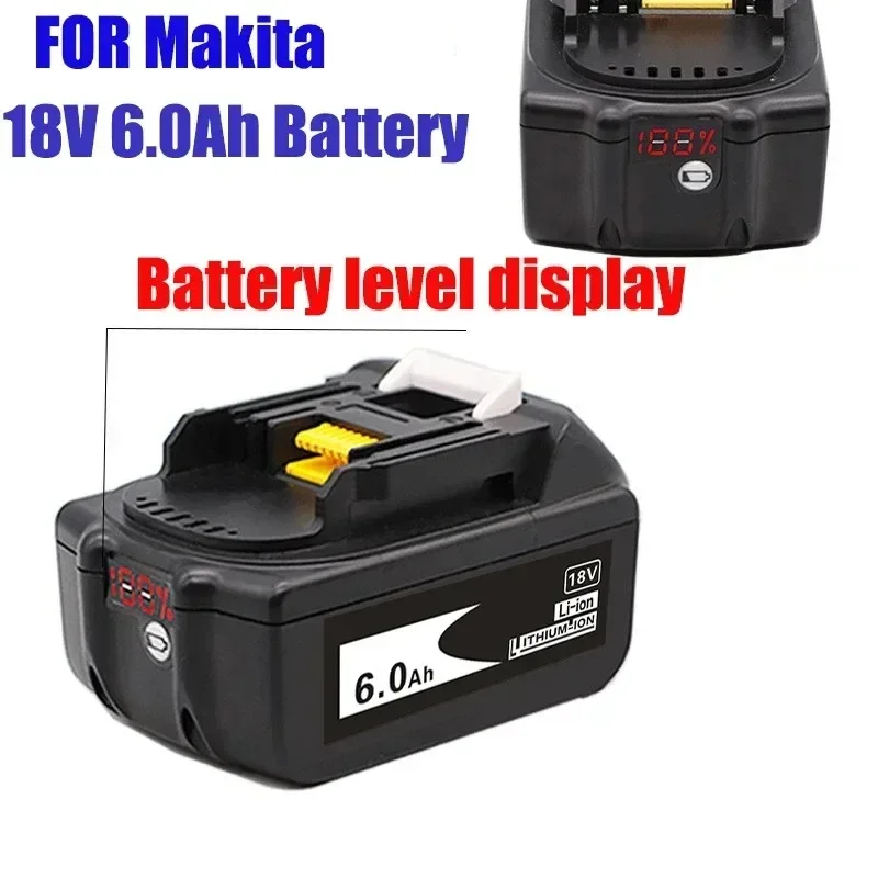 Imagem -02 - Bateria Recarregável para Makita 18v 18650 Lithium-ion Cell Ferramenta de Poder Adequado Bl1860 Bl1830 Lxt400 Bl1850