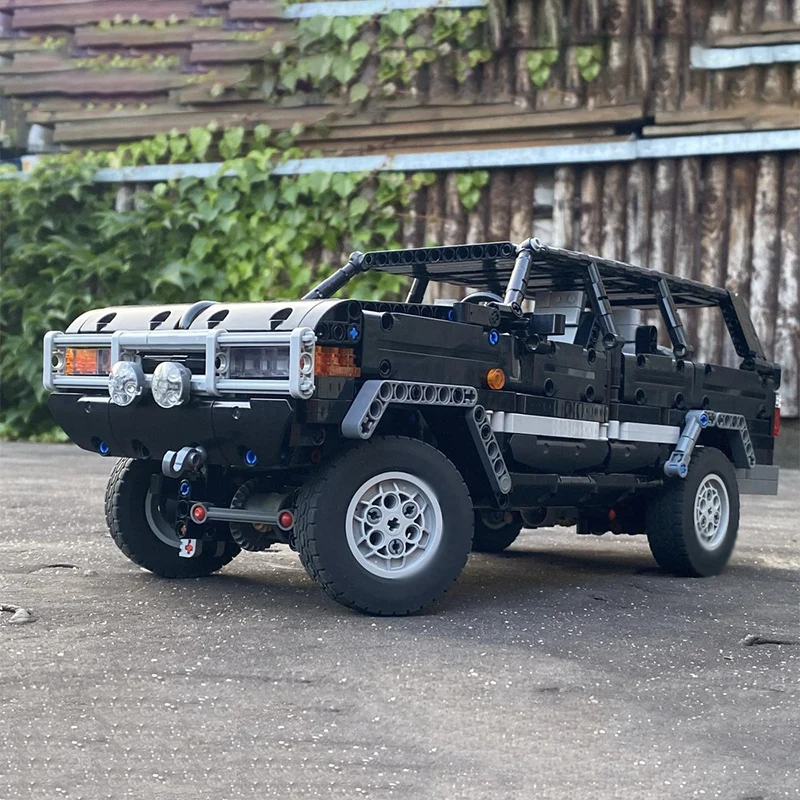 시티카 모델 MOC 빌딩 블록 랜드 크루저 80 오프로드 차량 모듈형 기술 어린이 휴일 선물 조립 장난감 세트