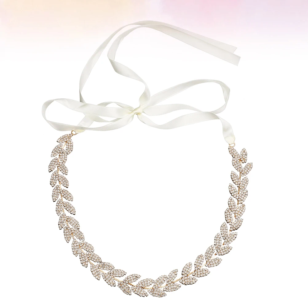 

Crystal Bride Belt Wedding Dress Accessory Bridesmaid Bridal Waistband Body Chain Decor Belt for Party Formal Occasions