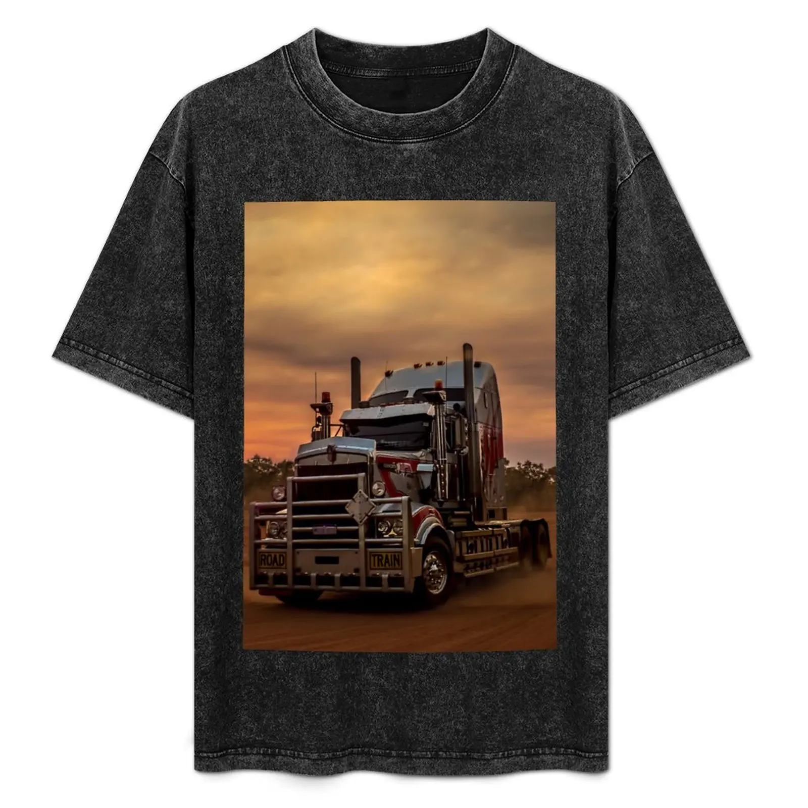 

Prime Mover Kenworth truck at Sunset T-Shirt UV Protection Outdoor Tee Shirt