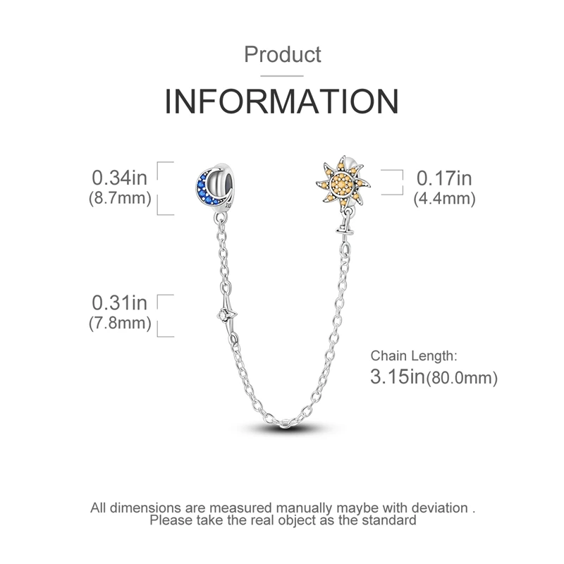 سحر الفضة 925 الشمس القمر والنجوم سلسلة أمان الخرز صالح سحر بلاتا 925 الأصلي سوار النساء صنع المجوهرات غرامة الهدايا