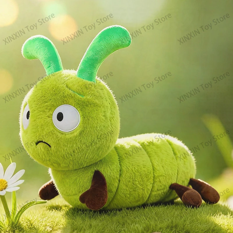 

Плюшевая игрушка-гусеница Кавайи 75 см, милая длинная подушка для сна, тематический подарок на день рождения в стиле аниме для детей и взрослых