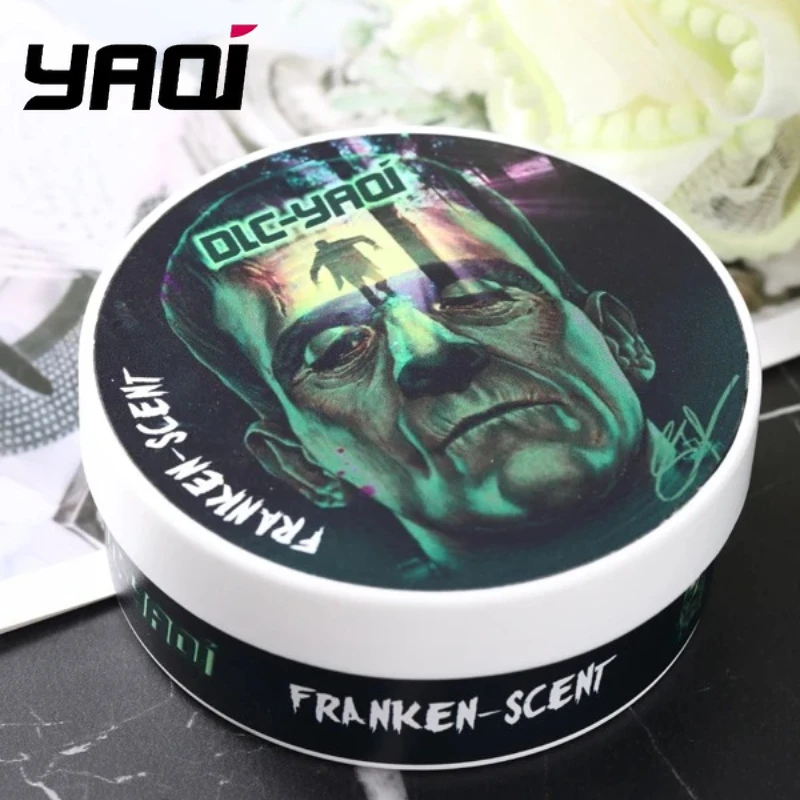 ヤキ・フランケン・セント-アティサン-シェービングソープ-170g-手作りの男性用シェービングソープ