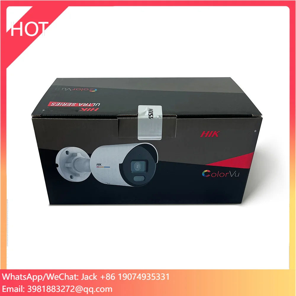 

HIK DS-2CD3027G2E-LUF 2 MP ColorVu Fixed Bullet Network Camera Replace DS-2CD1027G2-LUF DS-2CD1027G0-L PoE Security Camera