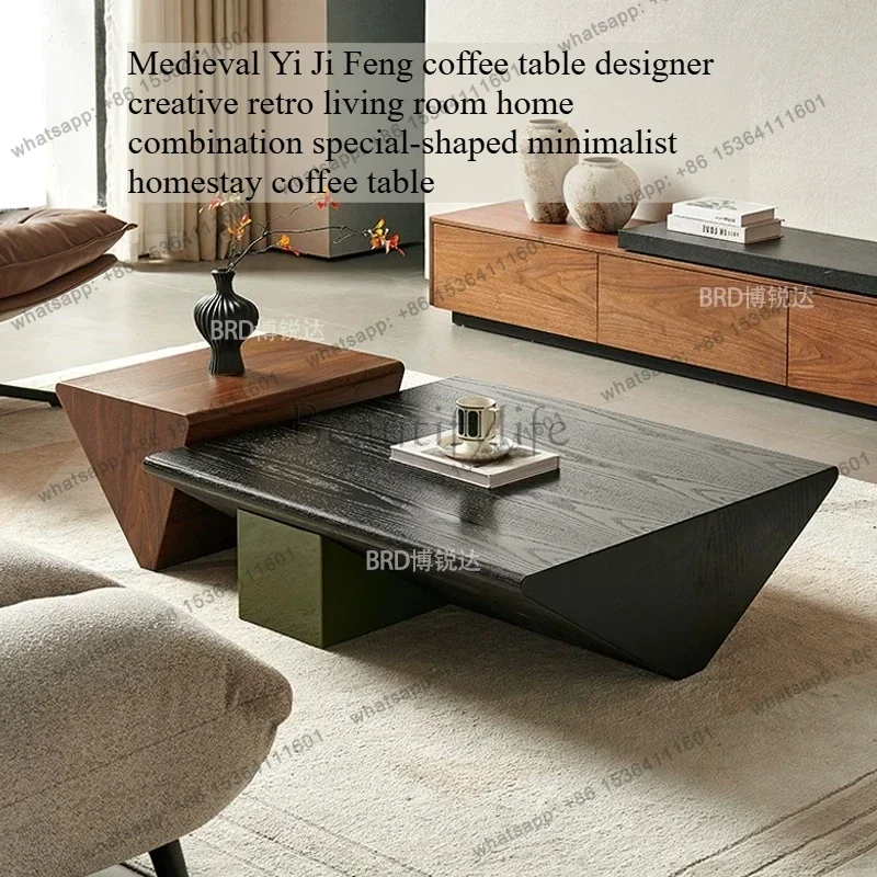 PG Mesa Lateral Coffee Table Mid Century Office Storage Luxury Home Coffee Table Bedroom Side Couchtisch Wabi Sabi Furniture
