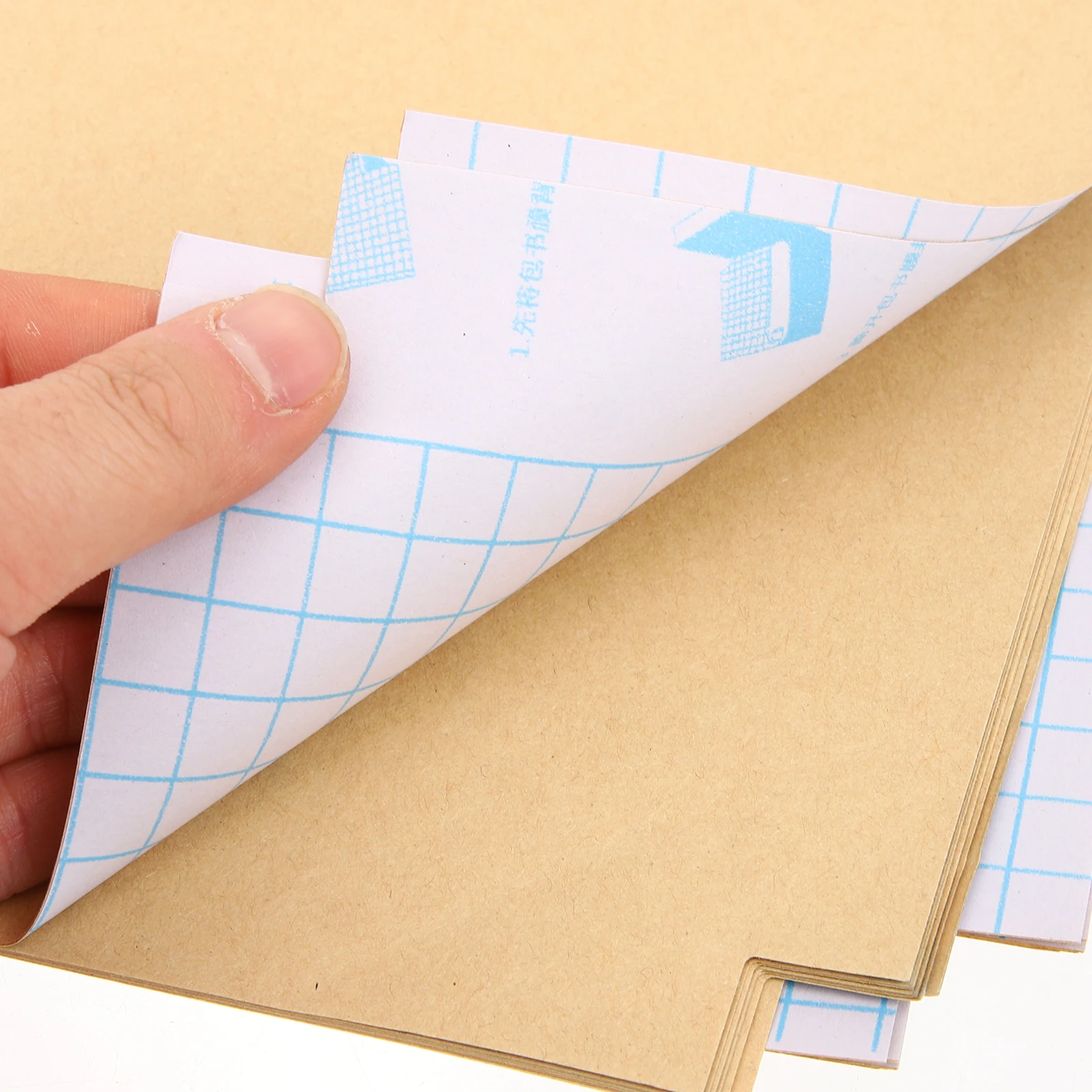 

30 Sheets Kraft Paper Self-Adhesive Book Cover Jackets Protector for Textbooks Notebooks Magazines Documents Exquisite Details