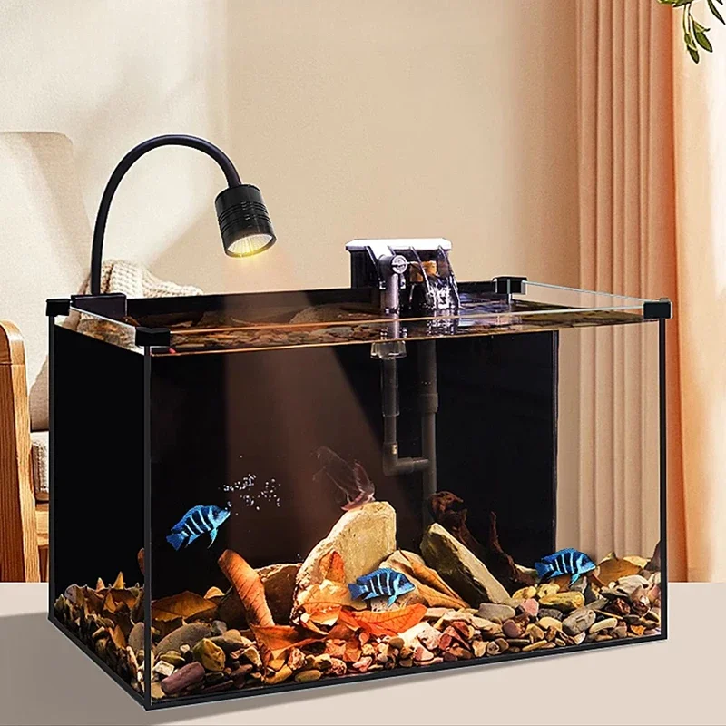 Nordic Originality Aquariums Glass Desktop Living Room Modern Fish Tanks Aquariums Modern Simple Design Pet Products Tangki LLAQ