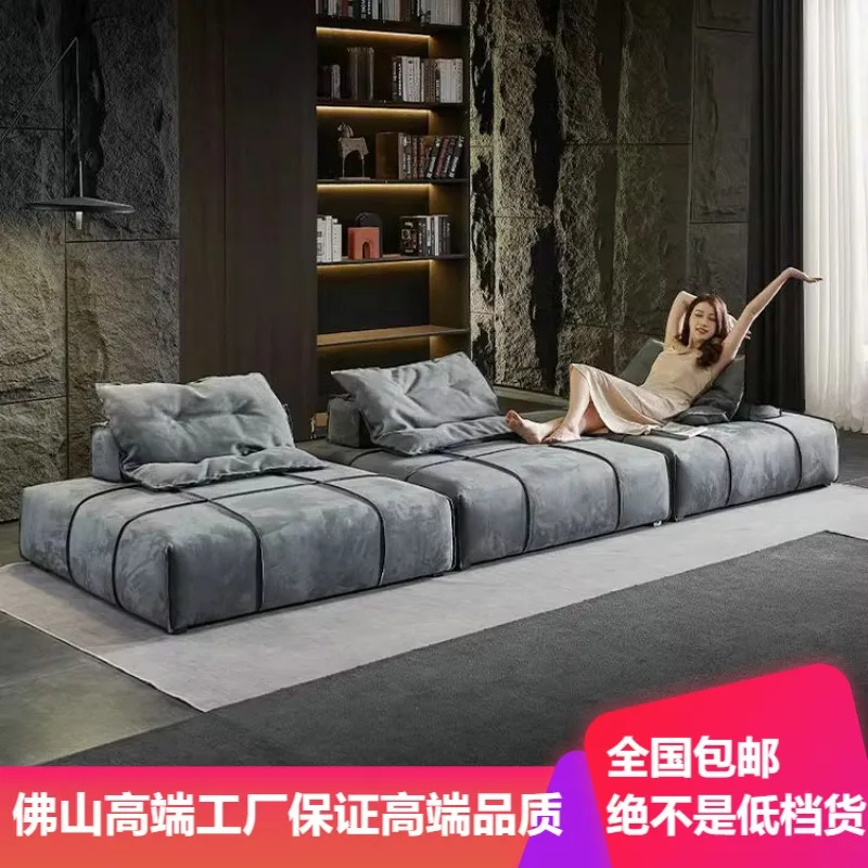 Tofu-Block-Kombination, quadratisches Modulsofa, italienisches, minimalistisches, kreatives Sofa, Modulsofa