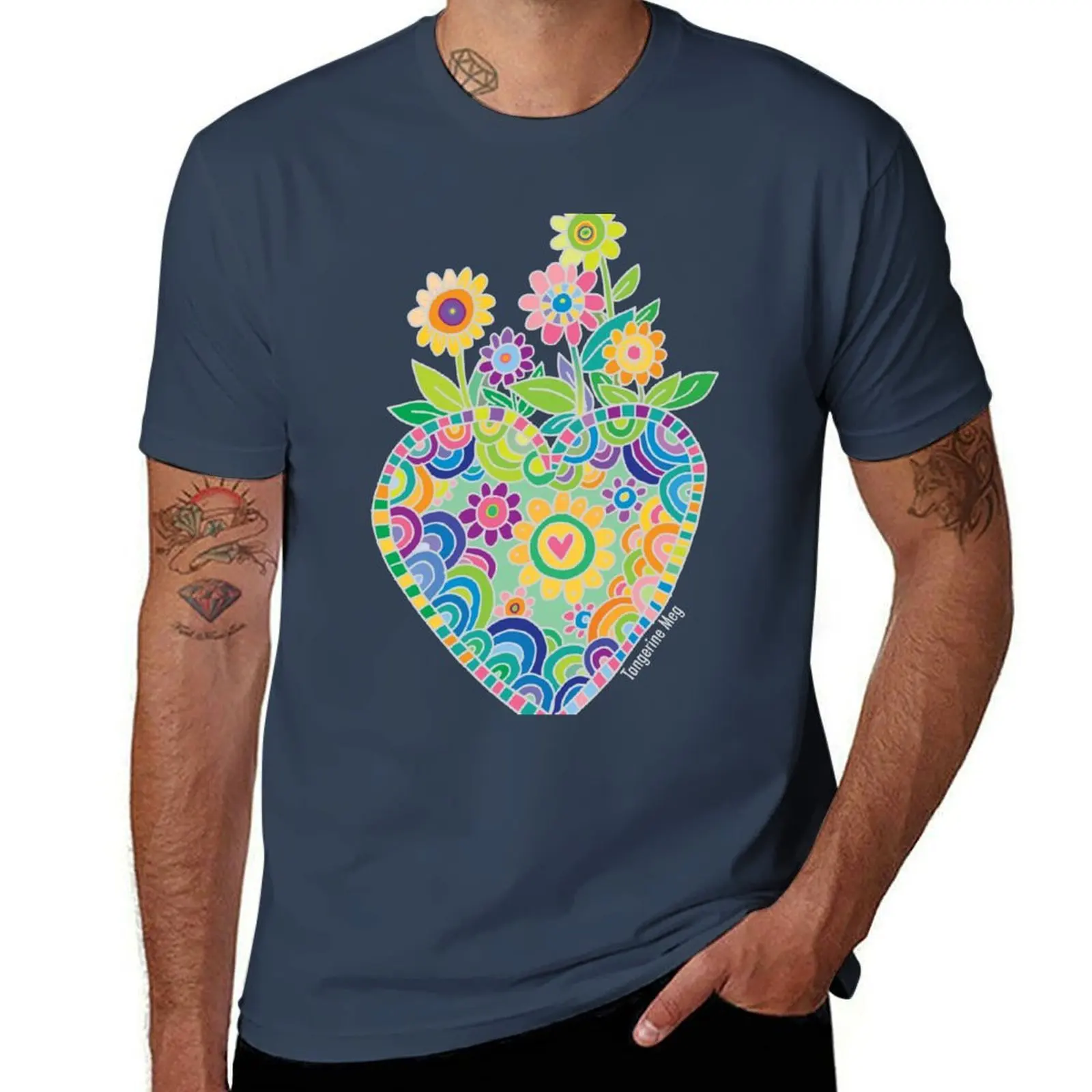 

Blooming Heart 2019 T-Shirt men t shirt cotton 100% g man t shirts for men T-Shirt